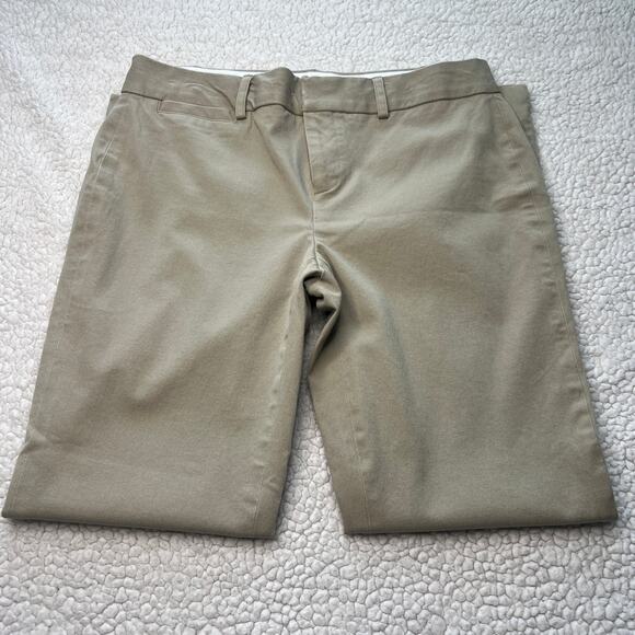 Crown & Ivy Cary Stretch Flat Front Khaki Ankle Pant 4 - Picture 3 of 12